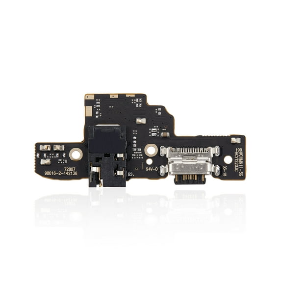 Replacement Charging Port Board With Headphone Jack Compatible For Xiaomi Poco M4 Pro (PART# WCHMN11-HCYT2203C) (Aftermarket Plus)