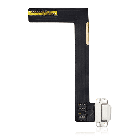 Replacement Charging Port Flex Cable Compatible For iPad Air 2 (Aftermarket Plus) (White)