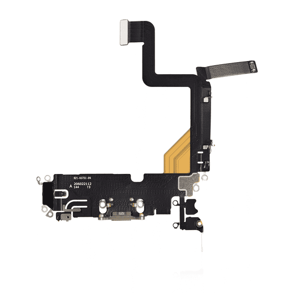 Replacement Charging Port Flex Cable Compatible For iPhone 14 Pro (Aftermarket Plus) (Gold)