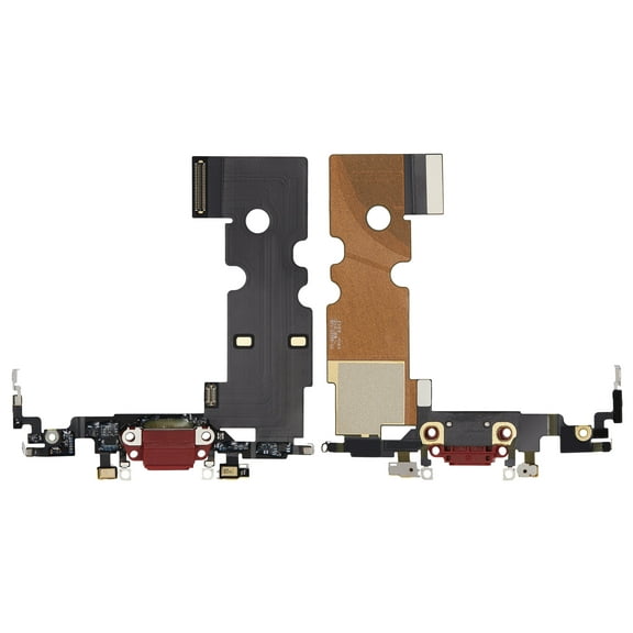 Replacement Charging Port Flex Cable Compatible For iPhone SE (2022) (Premium) (Red)
