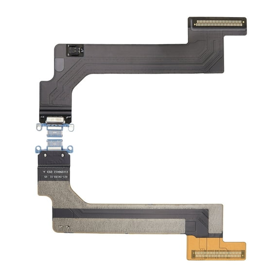 Replacement Charging Port Flex Cable Compatible With iPad 10 (2022) (WiFi Version) (Premium) (Blue)