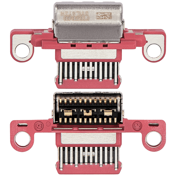 Replacement Charging Port Only Compatible For iPad 10 (2022) (Soldering Required) (Pink) (10 Pack)