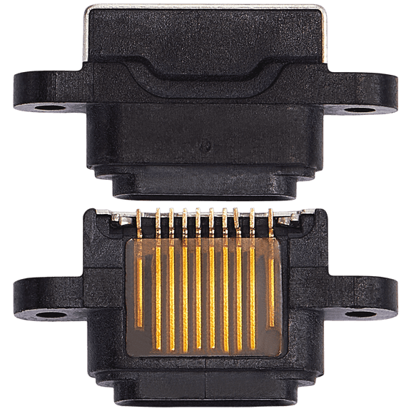 Replacement Charging Port Only Compatible For iPad Mini 1 / Mini 2 / Mini 3 (Soldering Required) (Black)