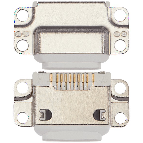 Replacement Charging Port Only Compatible For iPad Mini 4/Air 2/Air 3/Pro 9.7"(Soldering Required)(White)(10 Pack)
