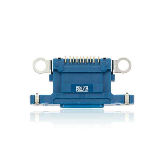 Replacement Charging Port Only Compatible For iPhone 13 / 13 Mini (Blue) (10 Pack)