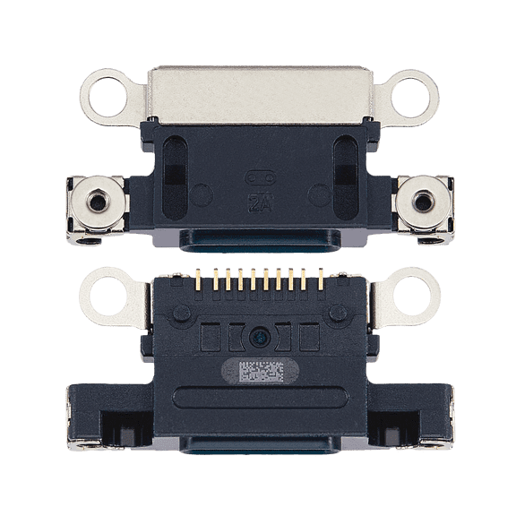 Replacement Charging Port Only Compatible For iPhone 14 / 14 Plus (Midnight) (10 Pack)