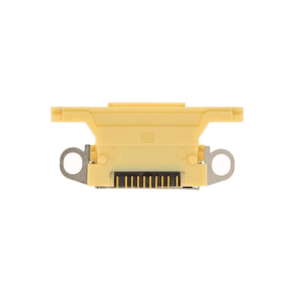 Replacement Charging Port Only Compatible For iPhone XR (Yellow) (10 Pack)