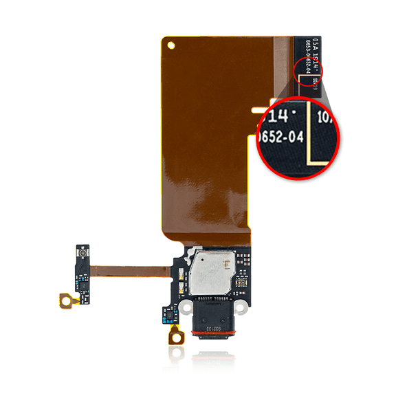 Replacement Charging Port With Flex Cable Compatible With Google Pixel 4 (U.S Version) (Genuine OEM)