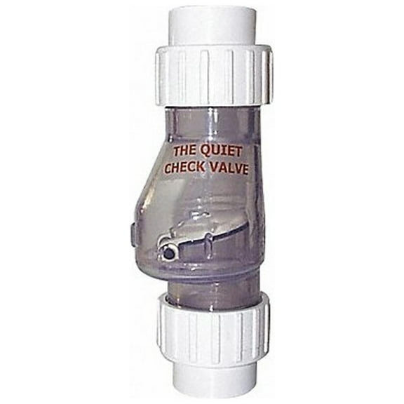 Magic 2" Slip Clear PVC Silent Check Valve B-0823-20C
