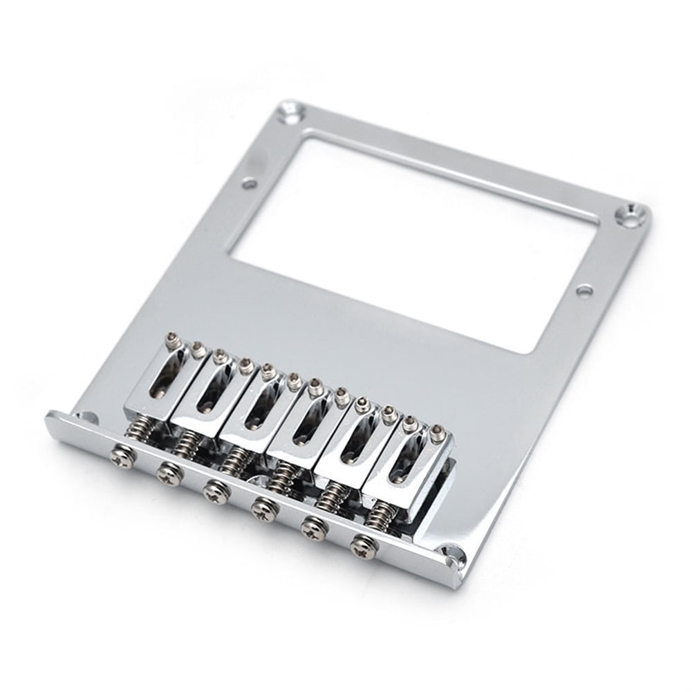 Replacement Chrome 6 String Fixed Hardtail Guitar Bridge for Telecaster Guitar TAPDRA Spare Part