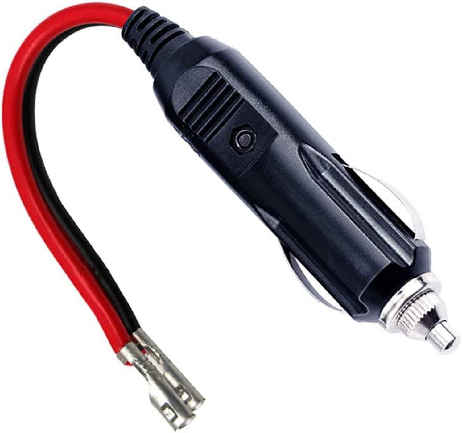 20 amp cigarette lighter plug with Fuse and Red L.E.D. Power Indicator Universal fits for most 12V cars 12V 24V 20A Cigar Cigarette