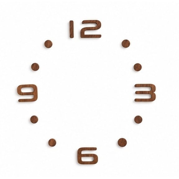 Replacement Clock Wood Numbers Clock Numerals DIY Clock Numbers Kit Hanging Clock DIY Numerals Wall Clock Numerals for Wall Clock