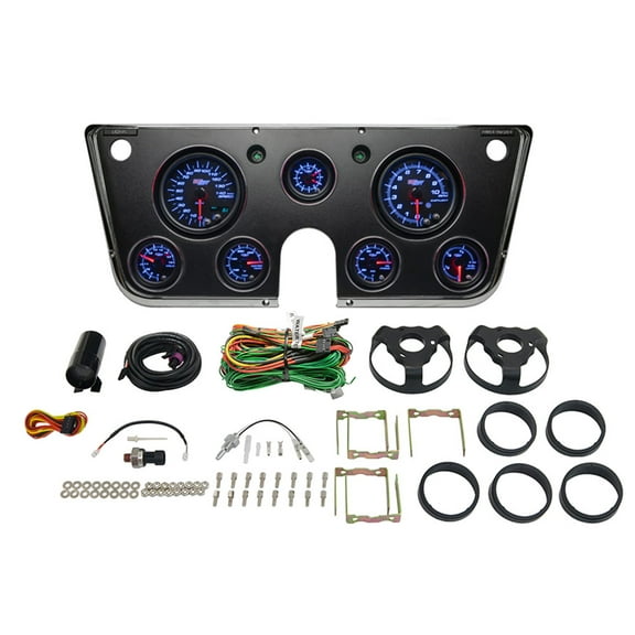 Replacement Cluster Dashboard Panel Pod & 7-Gauge Set for 67-72 Chevy C-10