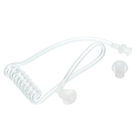 Replacement Coil Tube Clear Acoustic Tube for Two Way Radio Earpiece and Headset