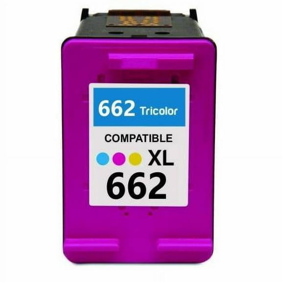 Replacement Color 662XL 662 XL High Yield Ink Cartridge compatible for HP Deskjet 1015 1515 2515 2545 Printer
