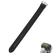 Replacement Compatible with Hume Health Band - Adjustable Soft Woven Nylon Strap with Secure Buckle, Comfortable & Breathable Wristband for All-Day WearBlack,22mm