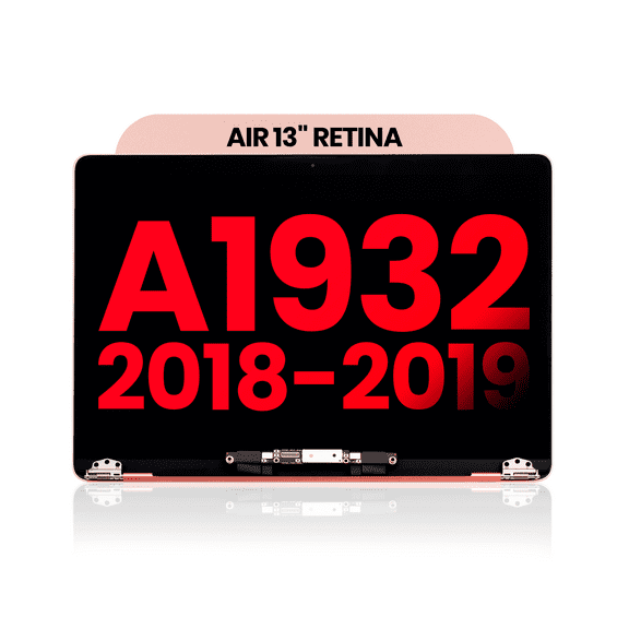Replacement Complete LCD Display Assembly Compatible With MacBook Air 13" Retina (A1932 / Late 2018 / Early 2019) (Aftermarket Plus) (Rose Gold)