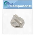 thumbnail image 1 of Replacement Control Knob WB03T10284 Stainless Steel Finish for General Electric JSP42SN4SS Range, 1 of 4