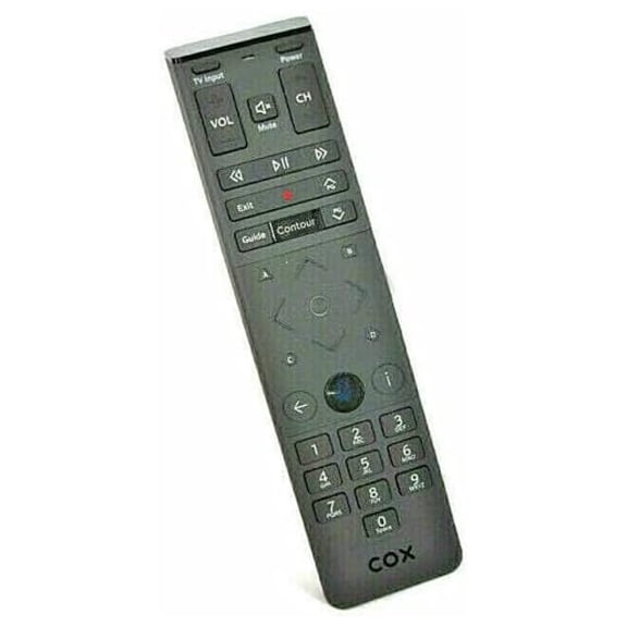 Replacement Control for Cox Contour 2 XR15-RF Voice Activated Cable TV Control, Grey