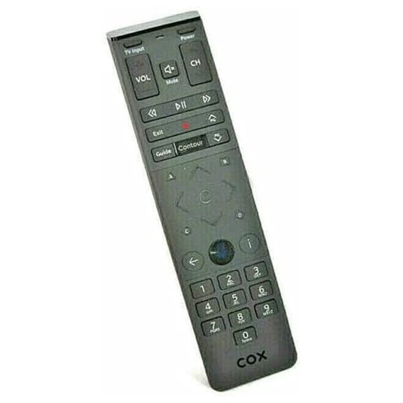 Replacement Control for Cox Contour 2 XR15-RF Voice Activated Cable TV Control, Grey