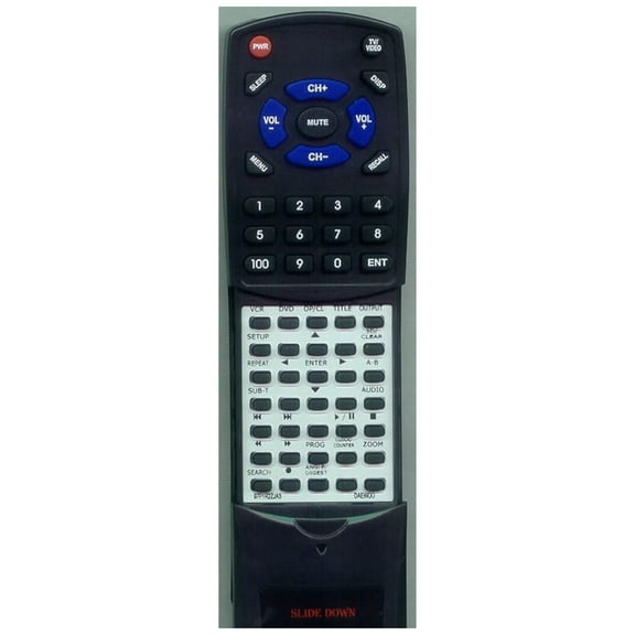 Replacement Control for Daewoo DV6T844B, 97P1R2ZJA3, DV6T834B