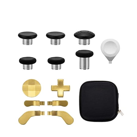 Replacement Controller Gamepad Swap Joysticks Paddles Thumbsticks Button Set With D-Pad Paddles For Xbox
