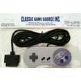 thumbnail image 1 of Replacement Controller with 11 Foot Cord for SNES Nintendo 16 Bit System by Classic Game Source Inc, 1 of 1
