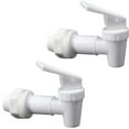 thumbnail image 1 of Replacement Cooler Faucet Water Bottle Jug,Water Dispenser Tap Set,BPA-Free Plastic Spigot Spout Water Beverage Lever Pour Dispenser Valve,Water Crock Tap (2 White), 1 of 7
