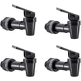thumbnail image 1 of Replacement Cooler Faucet Water Bottle Jug,Water Dispenser Tap Set,BPA-Free Plastic Spigot Spout Water Beverage Lever Pour Dispenser Valve,Water Crock Tap (4 Black), 1 of 8