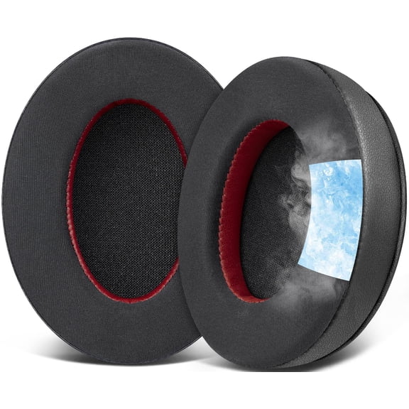Replacement Cooling Ear Pads Compatible with Cloud II, Cloud III, Cloud Alpha, Cloud Core, Cloud Flight, Cloud Stinger Series Gaming Headsets, Black