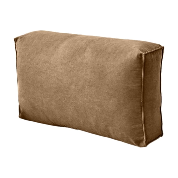 Replacement Couch Back Cushion Sofa Lumbar Support with Removable Velvet Cover for Daybed Reading and Waist Comfort