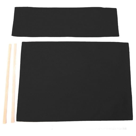 Replacement Cover Canvas for Director's Chair (Flat Stick) Black
