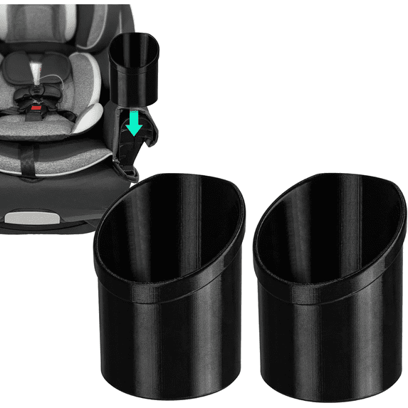 Replacement Cup Holders for Graco Car Seat Cup Holder PRO, Enlarged 77.5mm Fit for Large Water Bottles, Easy-Install Replacement for Graco 4Ever DLX