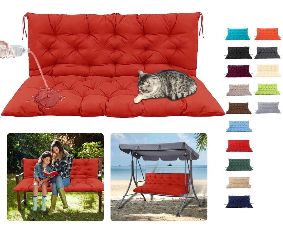 Replacement Cushions for Outdoor Swing, 47 X 40IN, 23 Seater Porch