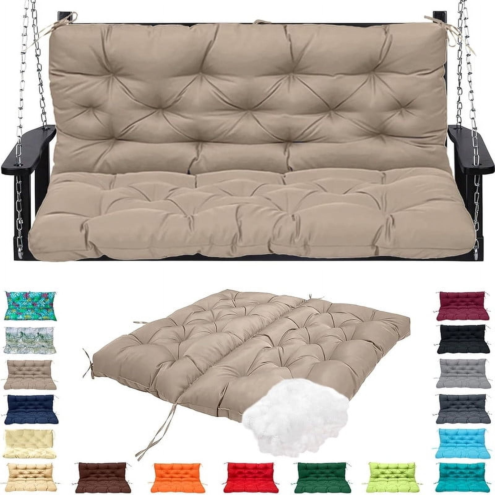Swing Chair 63 Inch Outdoor Swing Cushion Replacement Outdoor Swing Cushions Swing Replacement Cushion 63 Inch  Outdoor Swing Cushion Outdoor