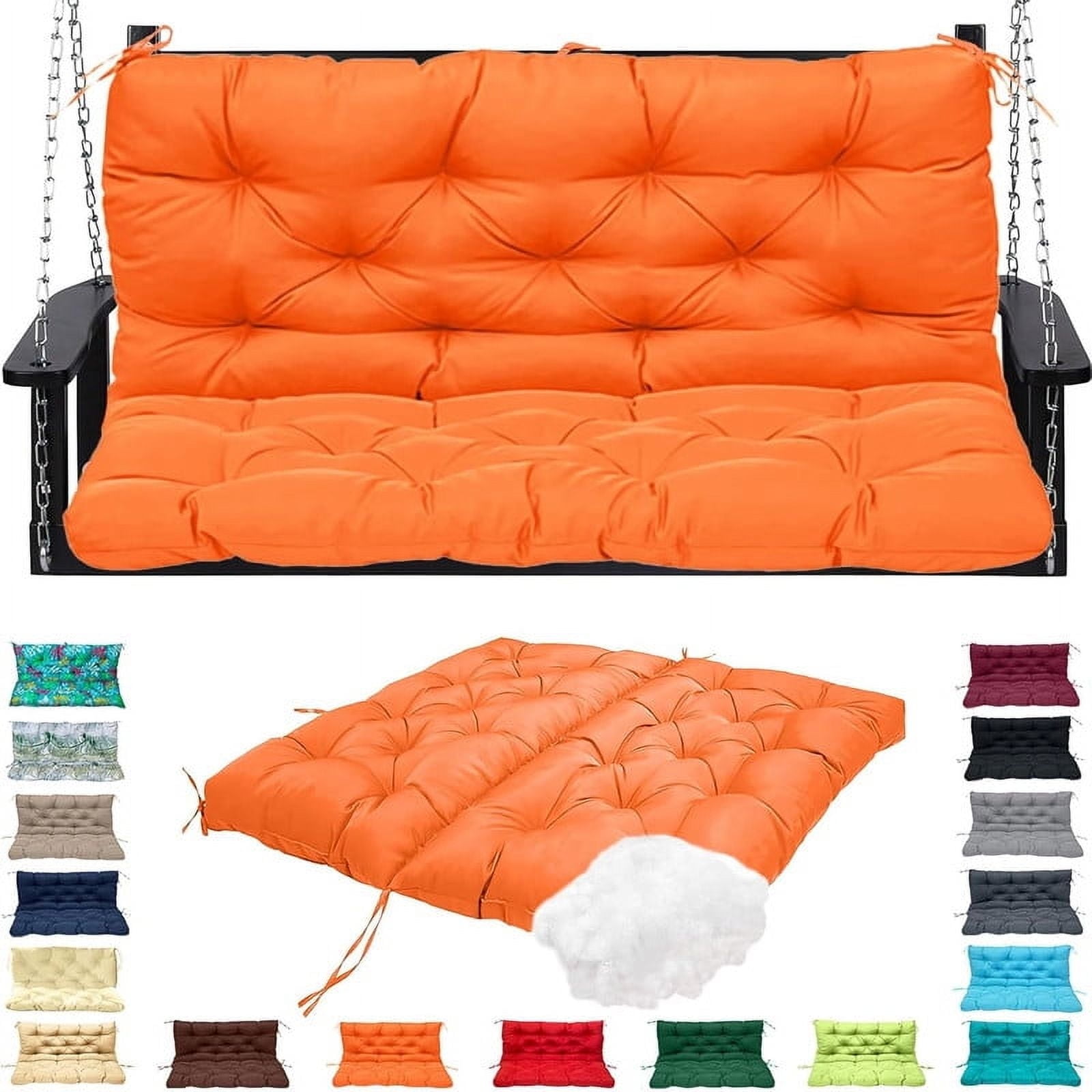 Replacement Cushions for Swing, Waterproof Porch Swing Cushion, 2-3