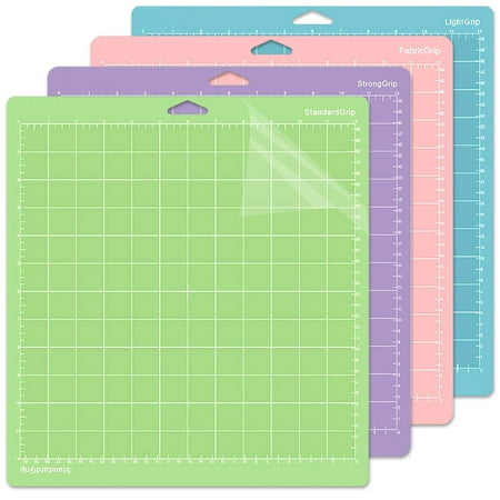 Replacement Cutting Mat 12x24 Inch compatible for Cricut Maker Explore Air 2 Air One StandardGrip LightGrip StrongGrip FabricGrip Multiple Adhesive Sticky Quilting - Pack of 4
