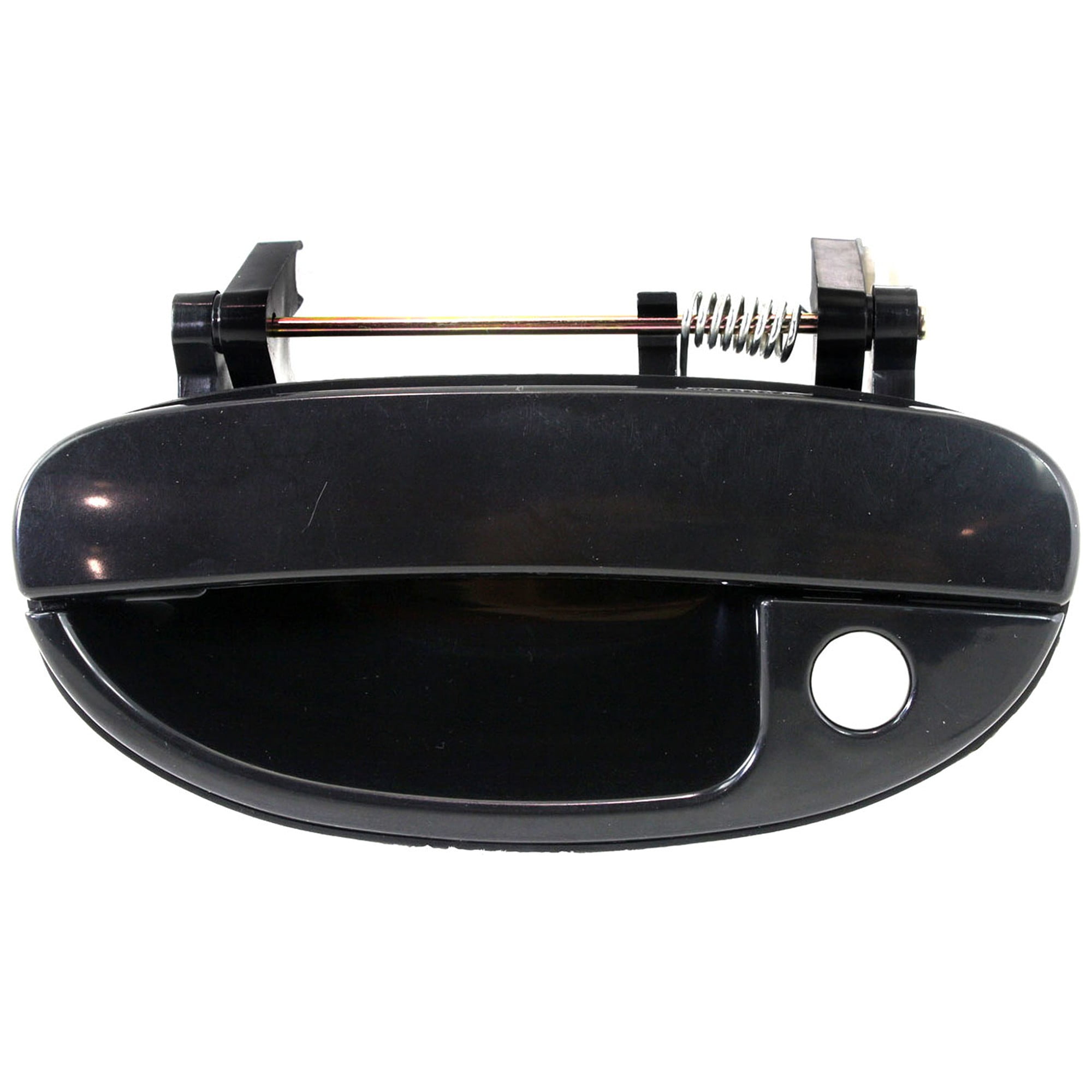 Replacement D462152 Exterior Door Handle Compatible with 1999-2002 Daewoo Nubira Front, Left Driver Smooth Black