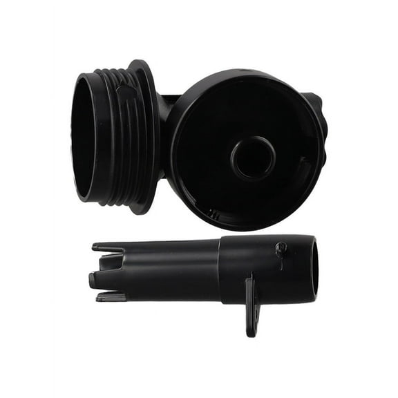 Replacement Deflation Valve Adapter For Coleman P61726 And P61727, T-Joint Pool Vent Connector, 2-Pack Black Plastic Accessory For Inflatable Pools, Spas, And Outdoor Gear