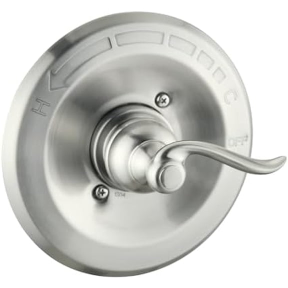 Replacement for Delta 13/14 Series BT14096 Trim Kit, Shower Cover Plate with Handle (Cartridge and Valve Not Included),Brushed Nickel$$Tools & Hardware Other