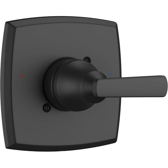 Replacement for Delta Faucet Ashlyn 14 Series Single-Function Shower Valve Trim Kit, Matte Black Shower Trim Kit Shower Handle T14064-BL(Without Cartridge)