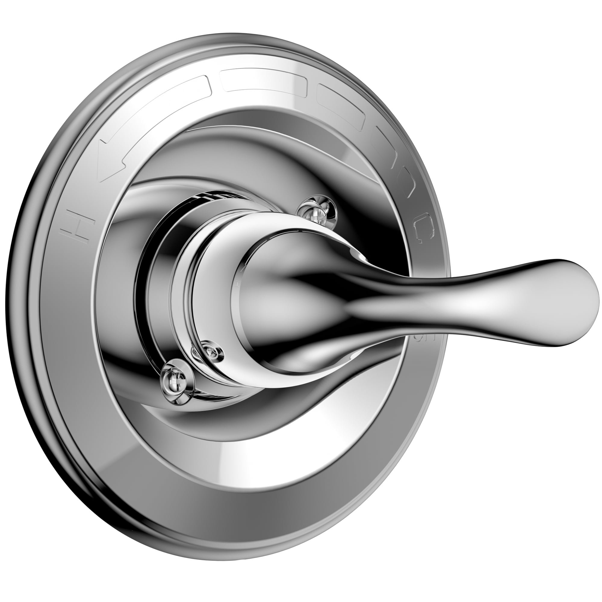 Stainless Steel Transitional Wall-Mounted Shower Trim Kit