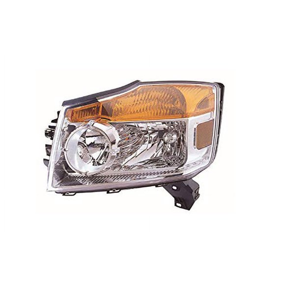 Replacement Depo 315-1170L-AC Driver Side Headlight For 08-14 Nissan Armada