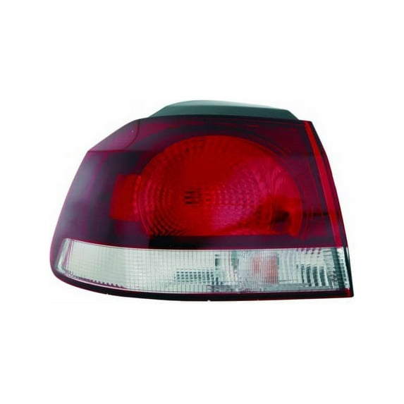 Replacement Depo 341-1930L-US Driver Side Tail Light For 2010 Volkswagen Golf
