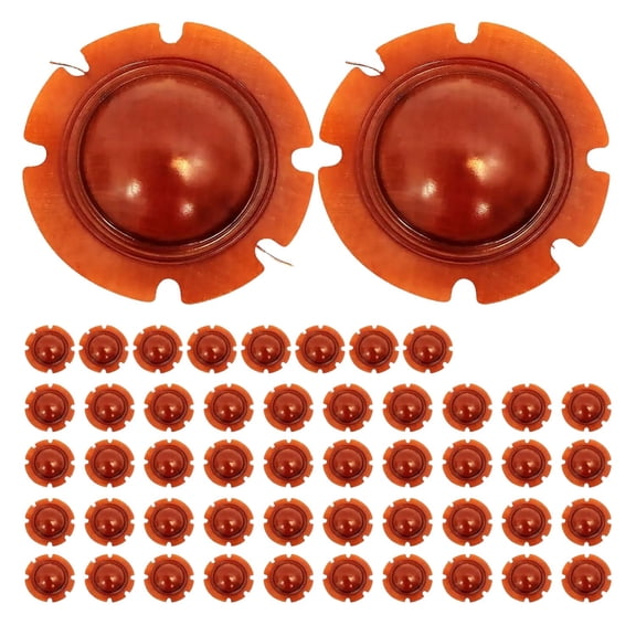 Replacement Diaphragm 50Pc Titanium Universal 2" Phenolic Compression Driver Horn Voice Coil - DP1 50PCS