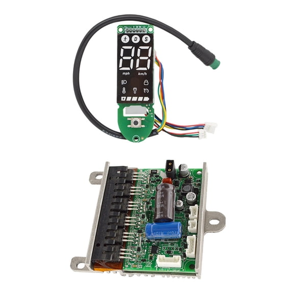 Replacement Digital LCD Display Circuit Board with Controller for 3 lite Scooter Repair Parts Motherboard