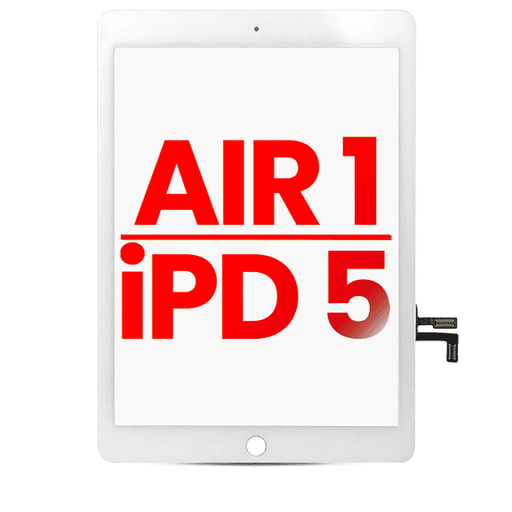 Replacement Digitizer Compatible For iPad Air 1 / iPad 5 (2017) (No Home Button Installed) (Aftermarket Plus) (White)