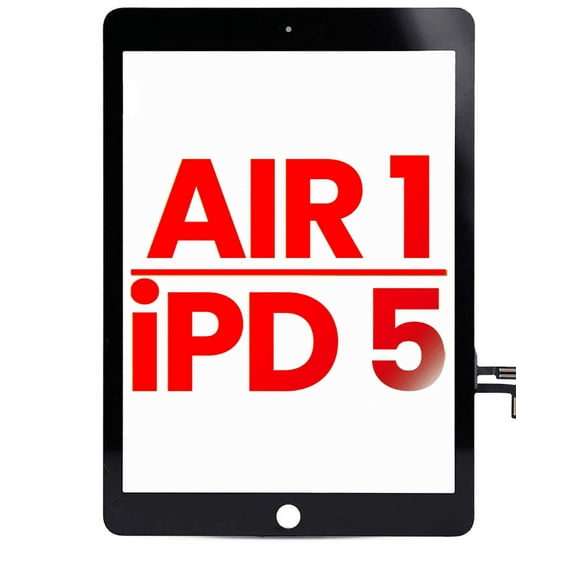 Replacement Digitizer (No Home Button) Compatible With Apple Air 1/ iPad 5 (2017) - Black