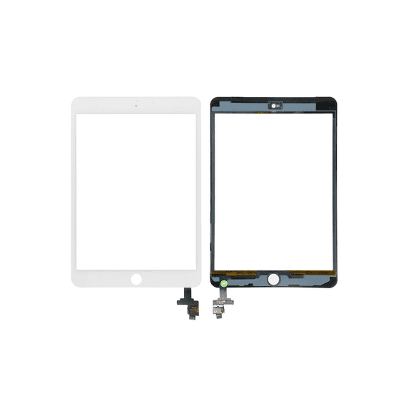 Replacement Digitizer With IC Chip Compatible For iPad Mini 3 (No Home Button Installed) (Aftermarket Pro: XO7) (White)