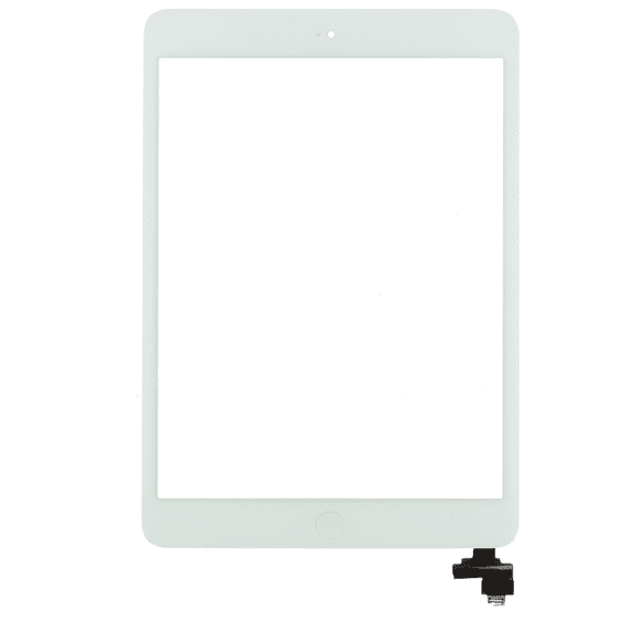 Replacement Digitizer With IC Chip & Home Button Pre-Installed Compatible For iPad Mini 1 / iPad Mini 2 (Aftermarket Pro: XO7) (White)